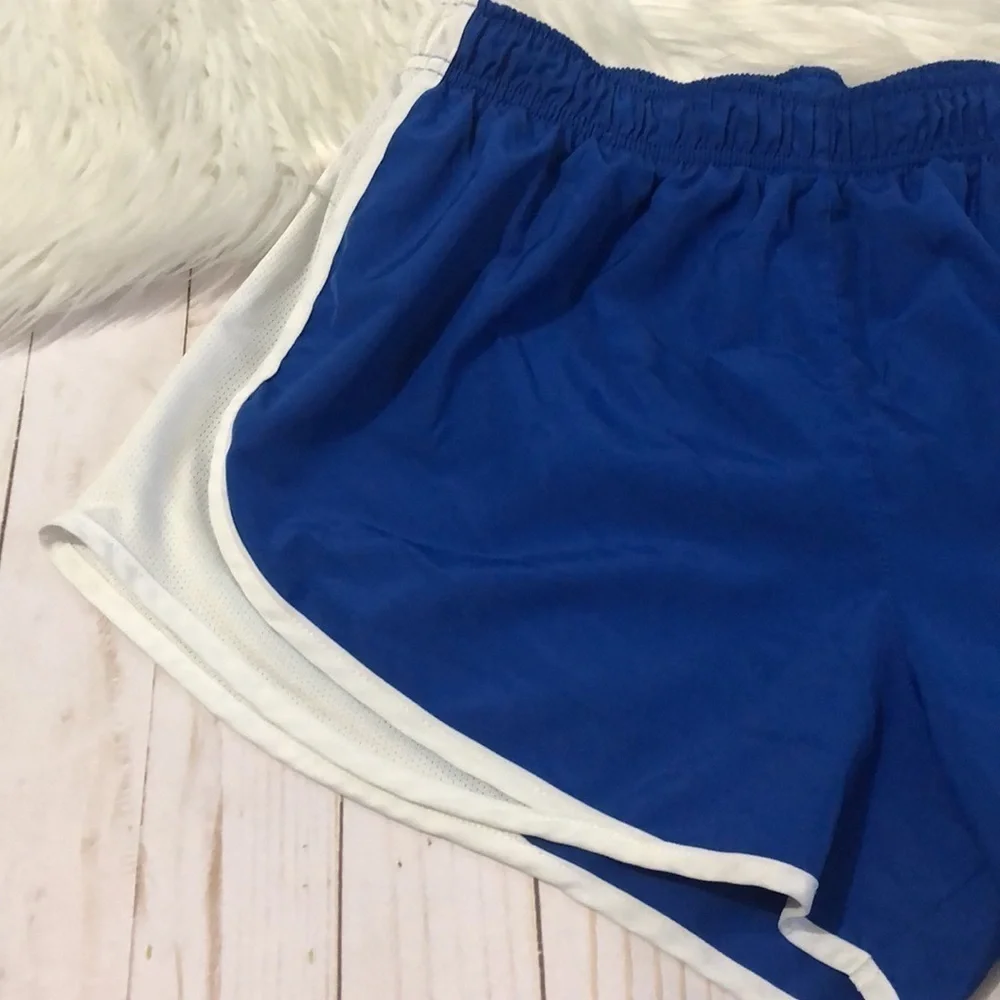 Nike Blue and White shorts size L